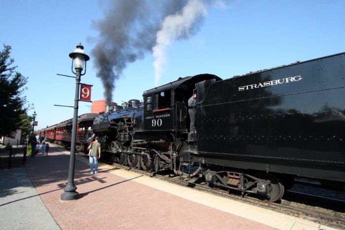 Our train is ready to board passengers